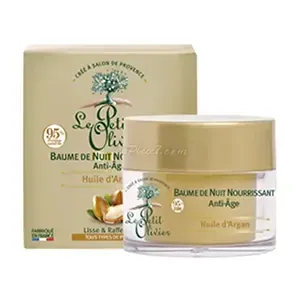 Baume de nuit anti-âge, Le Petit Olivier, Huile d'Argan