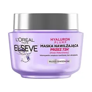 Masque hydratant pour cheveux déshydratés, Hydratation 72H, Hyaluron plump, Elseve, L'Oréal, 300ml