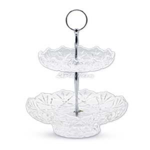 Présentoir à fruits et gâteaux en verre, Vaisselle
