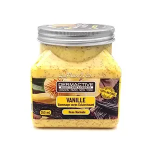 Gommage corps éclaircissant à la vanille pour peau normale, Dermactive, 350ml