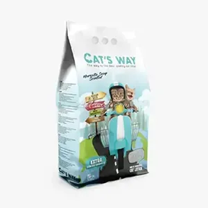 Litière pour chat au savon de marseille, Cat's way, 5L