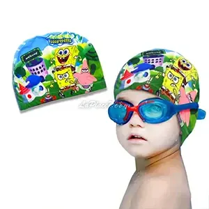 Bonnet de bain de natation pour garçon, Spongebob