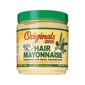 Crème capillaire traitement pour les cheveux fragiles et abîmés, Hair Mayonnaise, Africa's best