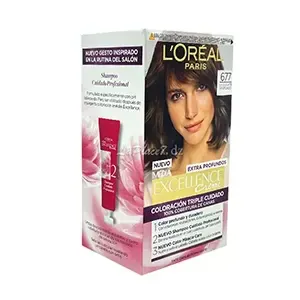 Coloration pour cheveux, Excellence crème, L'Oréal, 677 Chocolat profond
