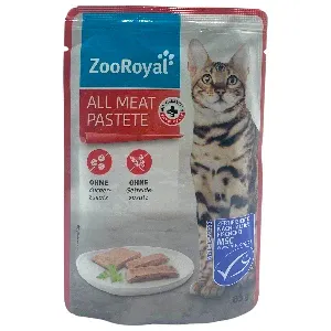 Aliment humide pour chat, 100 % viande, ZooRoyal, 85g