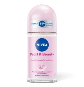 Déodorant à bille pour femme, Extrait de perle et huile d'avocat, 72h, Anti-transpirant, Pearl et Beauty, Nivea, 50ml