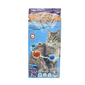 Croquettes au poulet pour chat stérilisé adulte, Monchat, 2kg