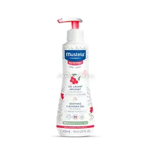 Gel lavant apaisant pour bébé, Bio, Corps et cheveux, Peaux sensible, Mustela