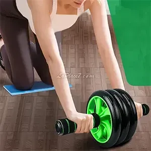 Roue abdominale avec tapis pour les genoux fitness, AB Wheel