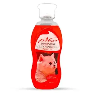 Shampoing anti-parasitaire pour chaton de plus 1 mois, Pika, 250ml