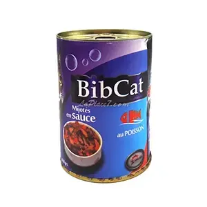 Aliment au poisson pour chat, Mijotés en sauce, Bib cat