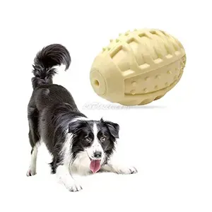 Balle ovale en caoutchouc pour chien, Youbee