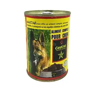 Aliment complet pour chien à la viande rouge et viande blanche, Canistar, 400g
