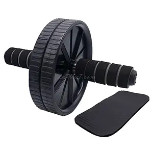 Roue Abdominale avec tapis pour les genoux fitnesse, Sport