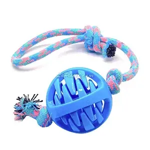 Balle avec cordon pour animaux, Bomei pet