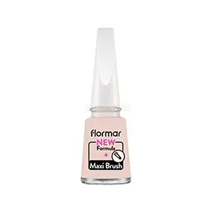 Vernis à ongles new formula, Maxi brush, Flormar, 470 white dream