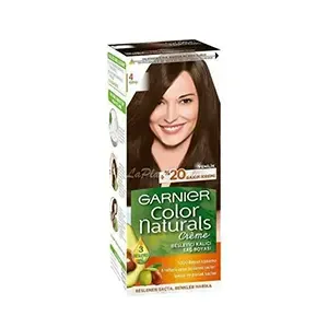 Coloration pour cheveux, Color naturals crème, Garnier, 4 Châtain