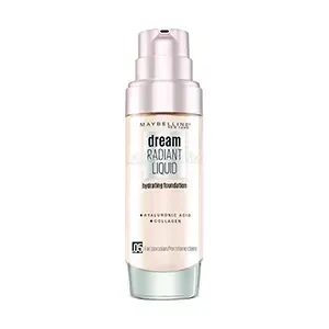 Fond de teint, Dream Radiant Liquid, Maybelline, 12H d'hydratation, 05 porcelaine claire, 30ml