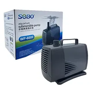 Pompe submersible pour aquarium et fontaine, Sobo, WP-6000