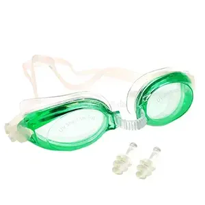 Lunettes de natation anti-UV et anti-buée et bouchons oreilles