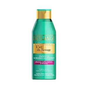 Shampooing nutri-lissant pour cheveux indisciplinés à frisottis, L'art du lissage, Dessange, 250ml