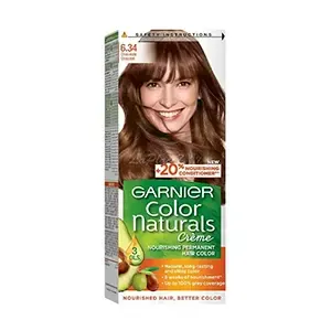 Coloration pour cheveux, Color naturals crème, Garnier, 6.34 Chocolat