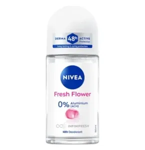 Déodorant à bille pour femme, 48h, 0% Aluminium, Fresh Flower, Infinifresh, Nivea, 50ml