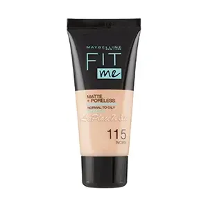 Fond de teint liquide, Fit me, Maybelline, 115 Ivoire