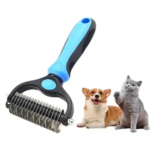 Brosse tondeuse avec dents pour chien et chat