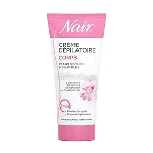 Crème dépilatoire pour peaux sèches et sensibles, Nair