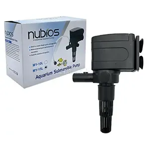 Pompe à air submersible d'aquarium avec tuyau, Nubios, My-15L