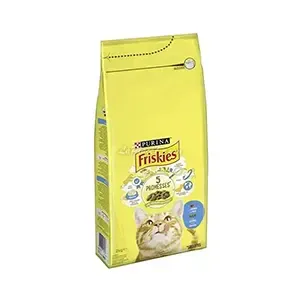 Croquettes Friskies pour chat, Purina, Saumon aux légumes, 2 Kg