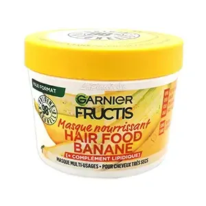 Masque multi-usage pour cheveux trés secs, Banana Hair Food, Fructis, Garnier