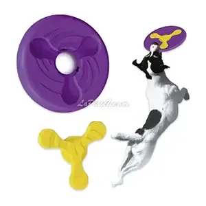 2 Frisbees pour chien, 2 en 1