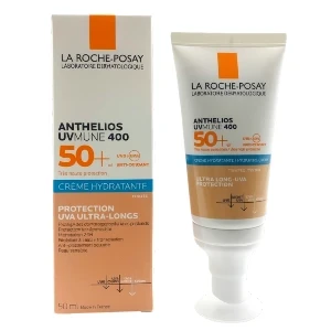 Crème hydratante teintée, Protection UVA Ultra longs, Anthelios UVMune 400, SPF 50+, La Roche Posay, 50ml