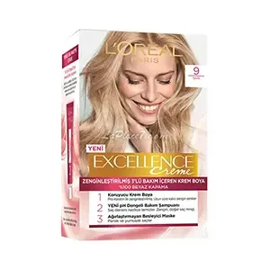 Coloration pour cheveux, Excellence crème, l'Oréal, 9 Blond très clair