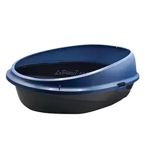 Bac à litière en plastique pour chat, 58cm
