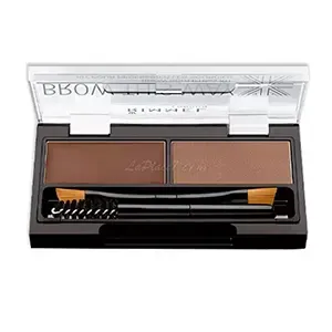 Kit de sourcils, Brow this way, Rimmel london, Marrons foncés