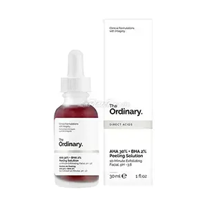 Soin exfoliant pour la peau, Solution peeling AHA 30% + BHA 2%,The Ordinary