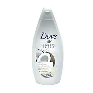 Gel douche à l'huile de coco et l'extrait d'amande douce, Sans sulfate, Rituel nutrition, Secrets de soin, Dove, 500ml