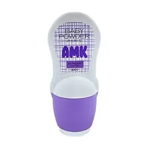 Déodorant à bille pour femme, Anti-transpirant, Amk, Baby Powder, 50ml, Violet