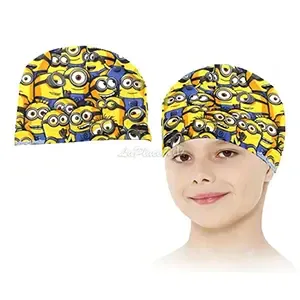 Bonnet de natation pour garçons, Les minions