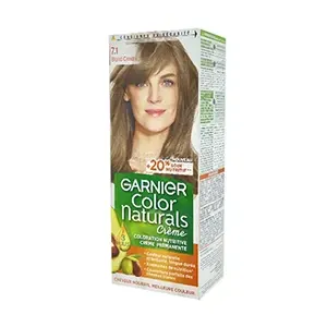 Coloration pour cheveux, Color naturals crème, Garnier, 7.1 Blond cendré