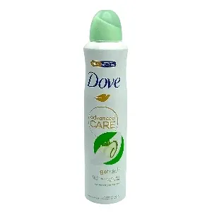 Déodorant en spray pour femme, Anti-transpirant au concombre et thé vert, Advanced care, 72H, Go fresh, Dove, 250ml