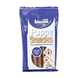 Barres stick riche en omega 3 de krill marine pour chiot Puppy Snacks ,Biozoo, 200g