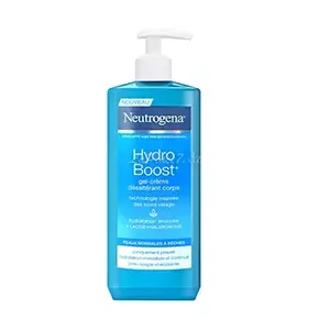 Gel-crème désaltérant corps pour peaux normales à sèches à l'acide hyaluronique, Yydro Boost, Neutrogena, 250ml