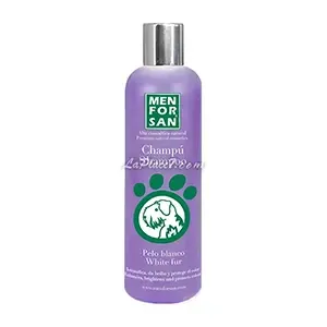 Shampoing intensificateur couleur blanche pour chien, Men For San, 300ml