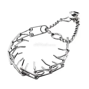 Collier étrangleur en métal avec gourmette pour chien, Petco
