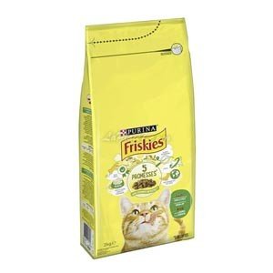 Croquettes Friskies pour chat, Purina, Lapin, poulet avec légumes, 2 Kg