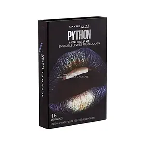 Rouge à lèvre Kit lèvres métalliques, Python, Maybelline, 15 Venomous